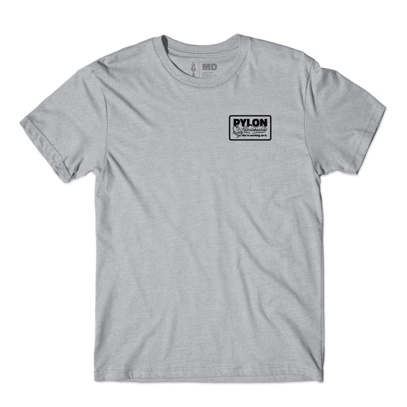 PYLON T-SHIRT PEST GREY LARGE