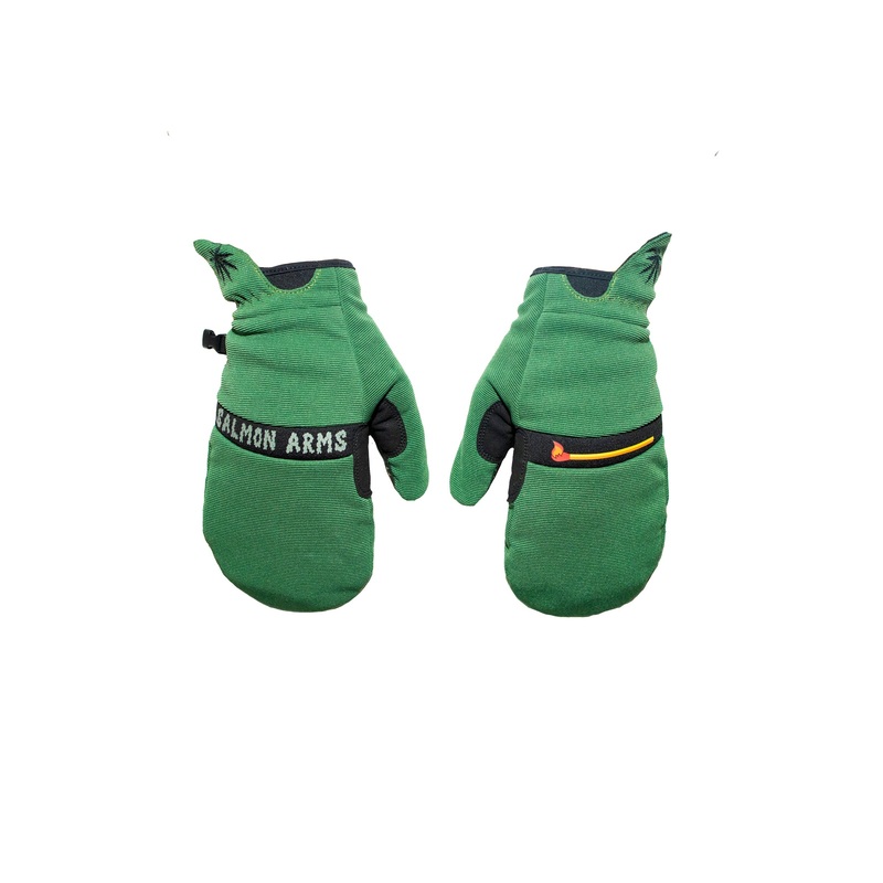 Salmon Arms Spring Mitt – Green Leaf Medium