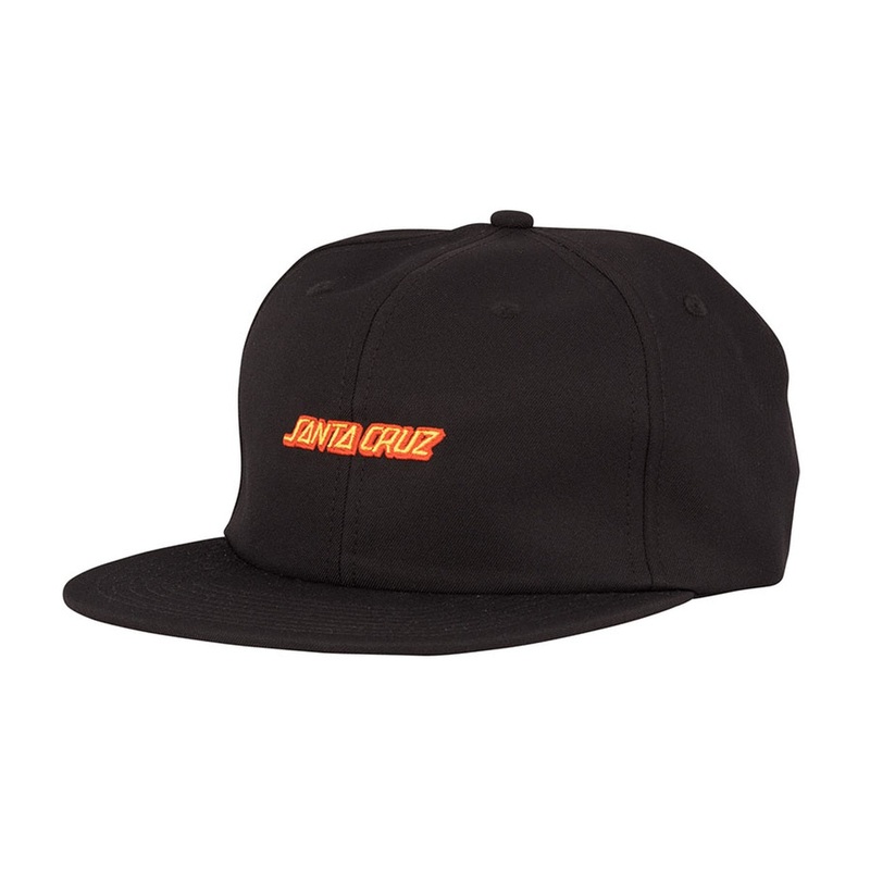 SANTA CRUZ SNAPBACK STRIP BLACK/RED