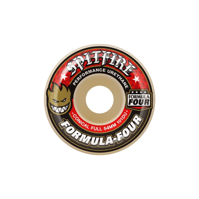 Spitfire Formula Four Conical Full Wheel 101DU 50mm Natural