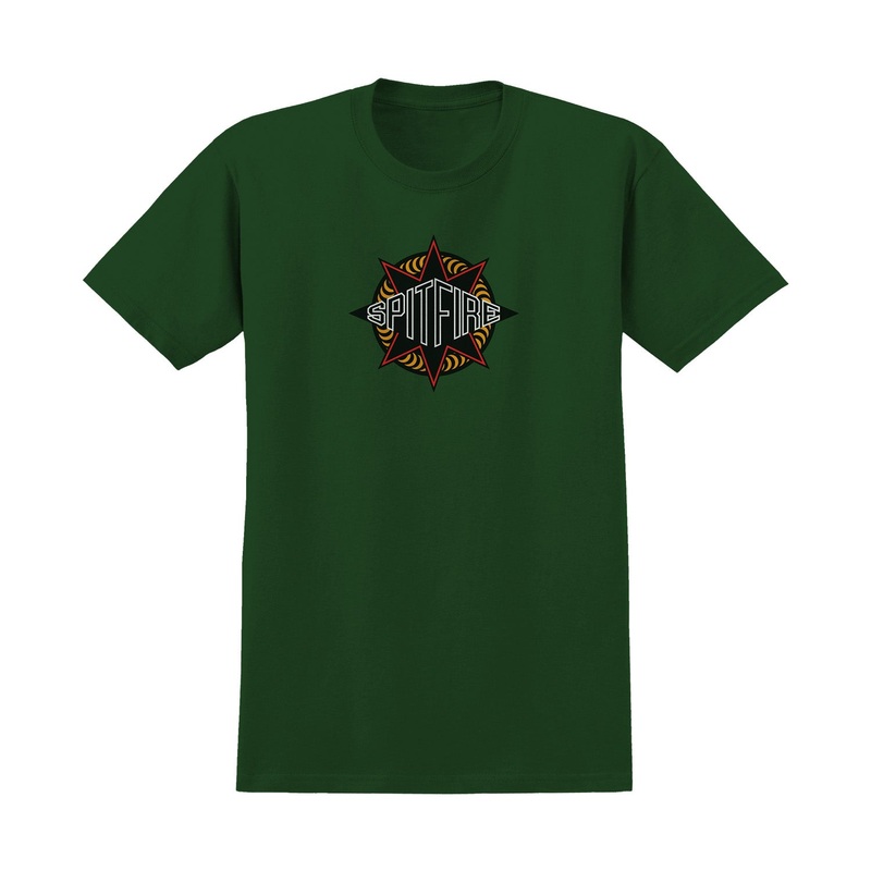 Spitfire Sure Shot T-Shirt S Forest Green