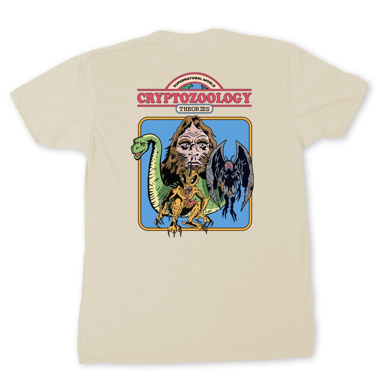 THEORIES CRYPTOZOOLOGIST TEE CREAM MEDIUM
