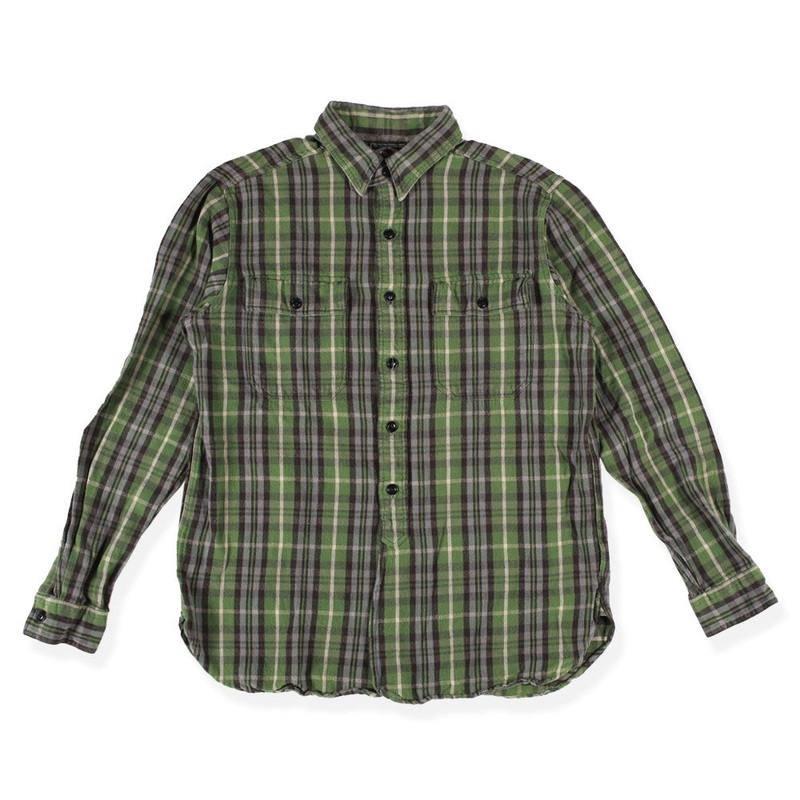 Vintage RLX Flannel shirt Green M