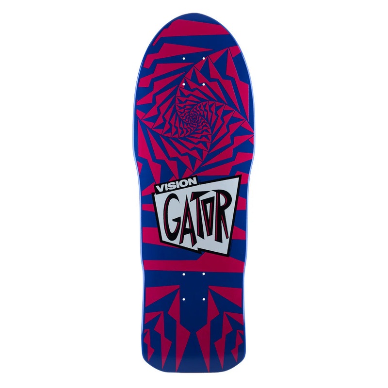 Vision Gator II Skateboard Deck – 10.25 Blue/Pink