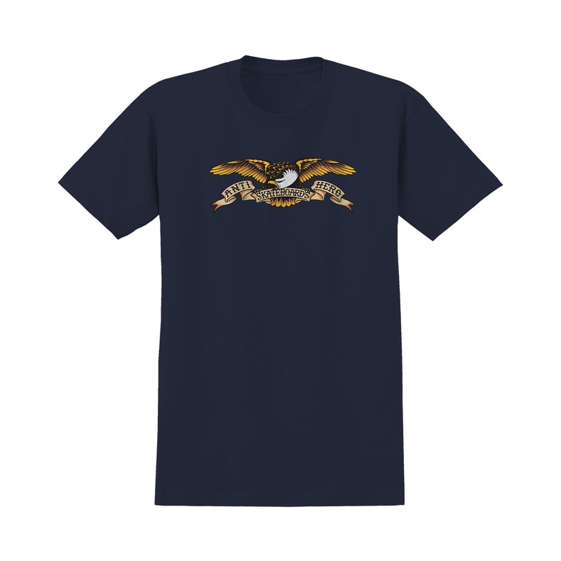 Antihero Eagle T-Shirt S True Navy/Multi