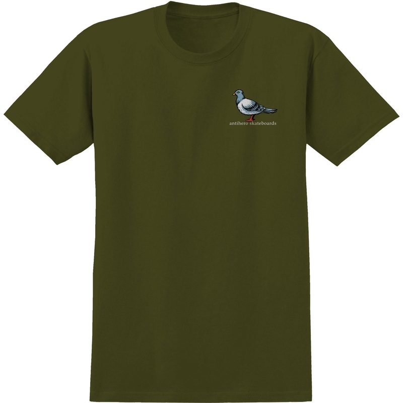 ANTIHERO LIL PIGEON T-SHIRT MILITARY GREEN SMALL