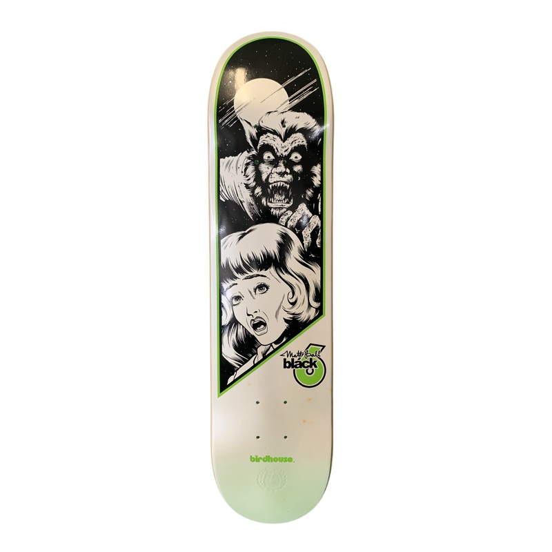 Birdhouse Matt Ball Werewolf Black 6 7.5″ Classic Skateboard Deck