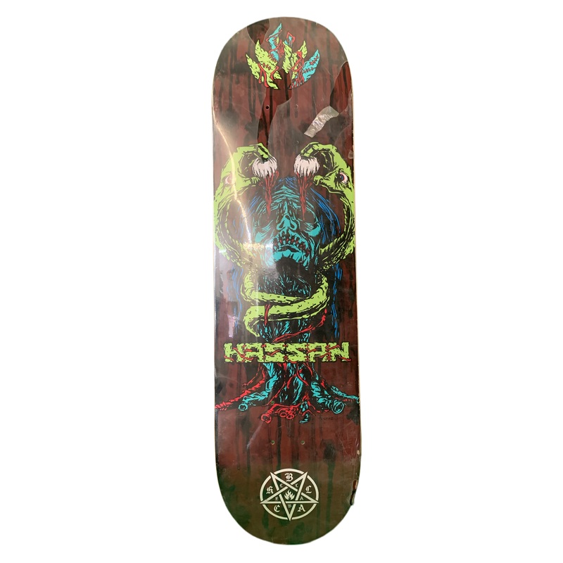 Black Label Omar Hassan Blood+Guts 8.25″ Classic Skateboard Deck