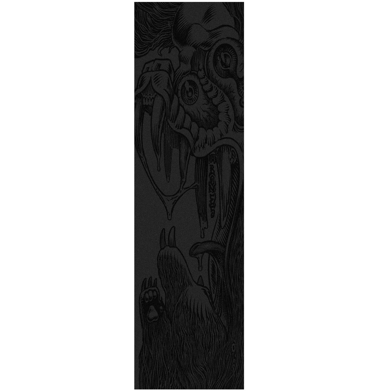 Bones Bearly There Single Sheet Griptape 9×33 – Black
