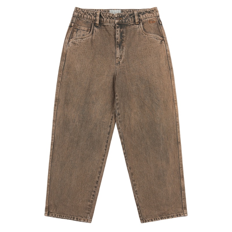 Dime Classic Baggy Denim Pant – Overdyed Brown 28″