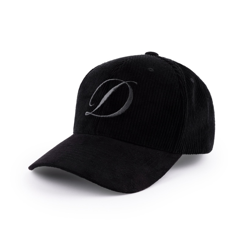 Dime Cord Full Fit Cap – Black