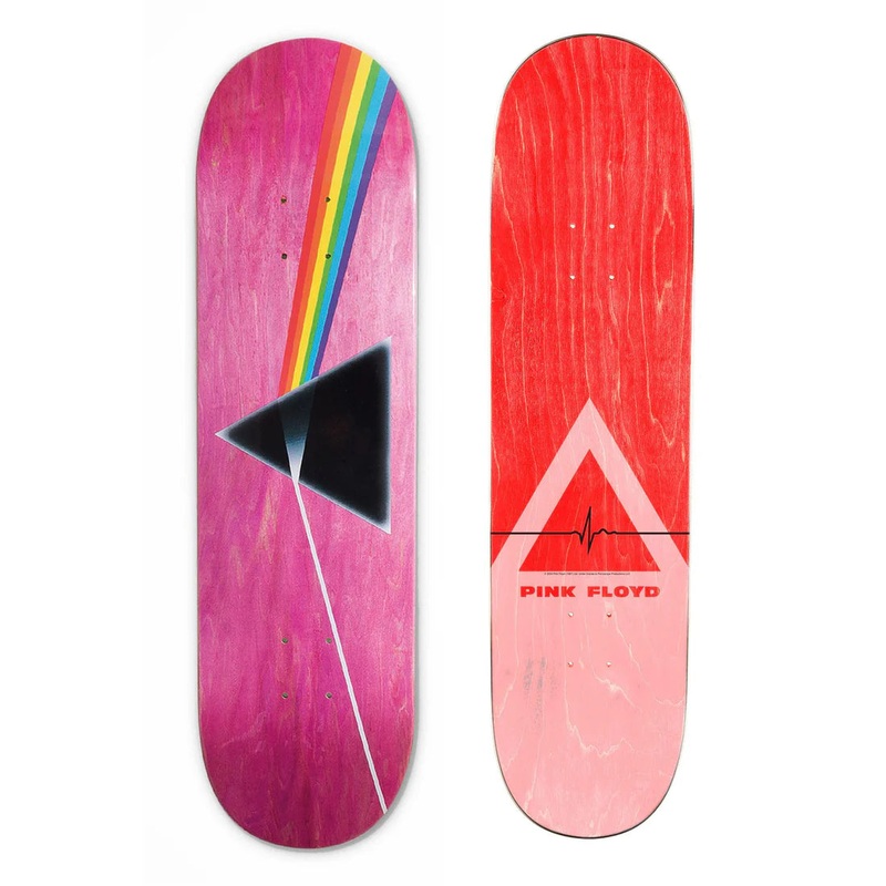 Habitat Pink Floyd Dark Side of the Moon Skateboard Deck – 8.5 TWIN (Pink Veneer)