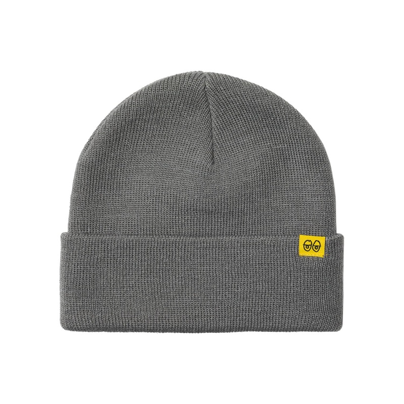 Krooked Eyes Clipcuff Beanie O/S Grey/Yellow
