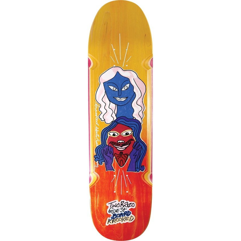 Krooked Tino Razo Guest Pro Skateboard Deck – 8.62