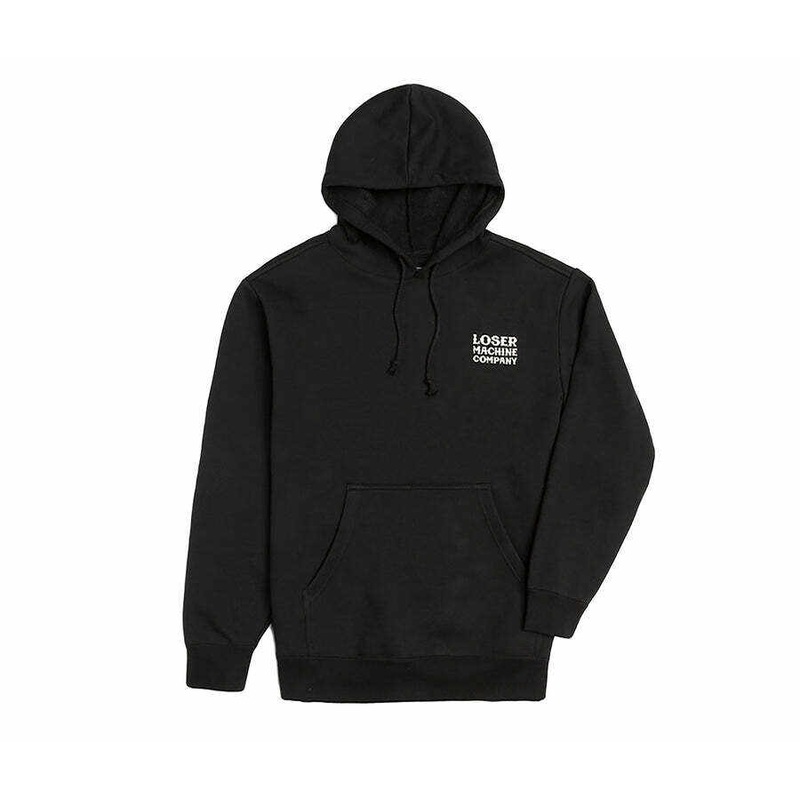 LOSER MACHINE GRANVILLE CUSTOM FLEECE BLACK MEDIUM