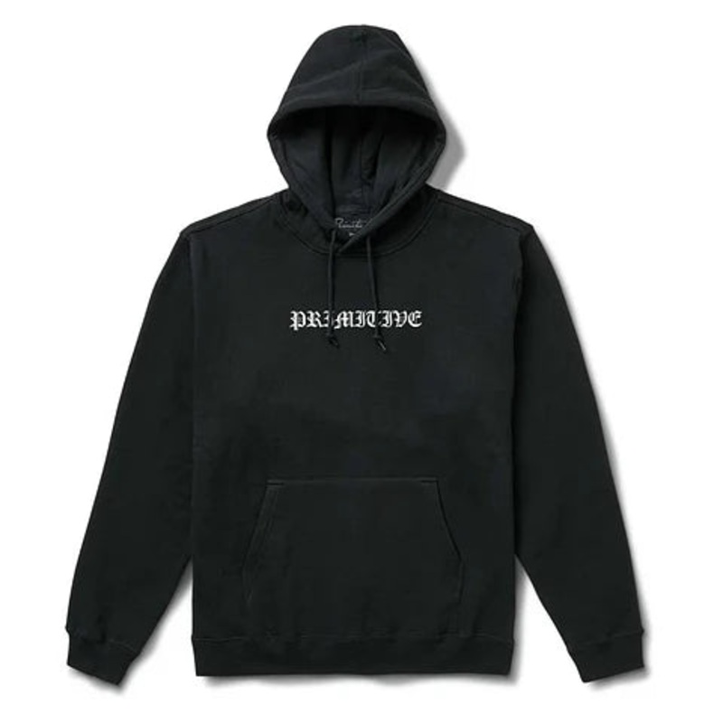 Primitive Supercharger Black Hooded Sweatshirt M