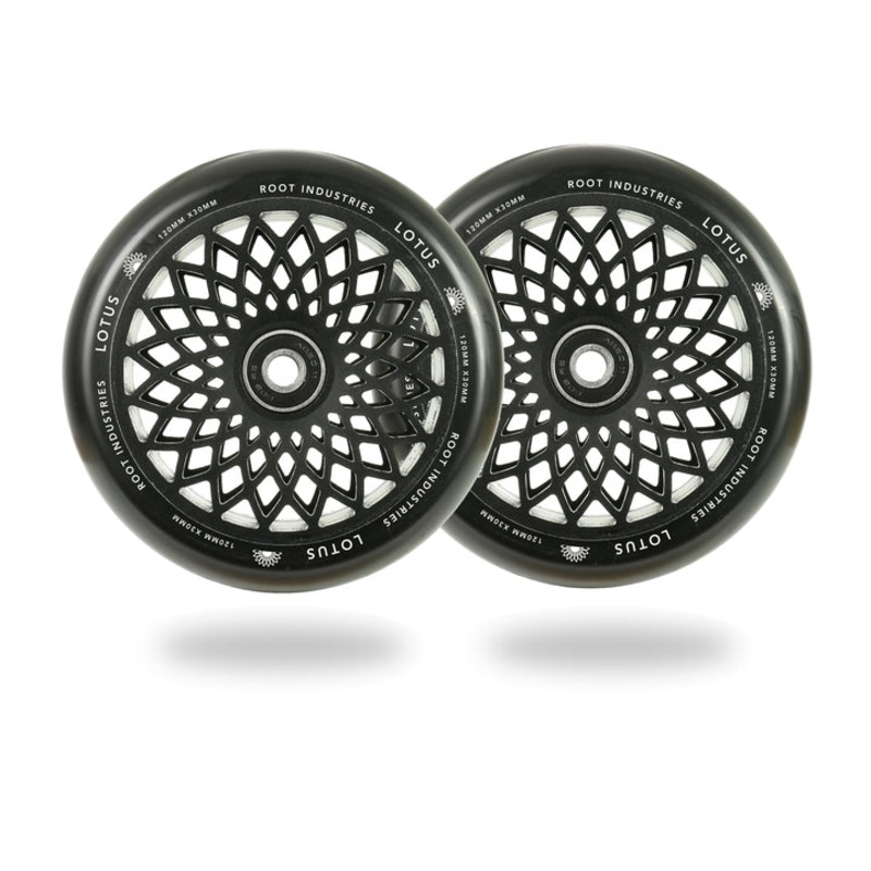 Root Industries 120mm X 30mm Lotus Wheels – Black (Pair)
