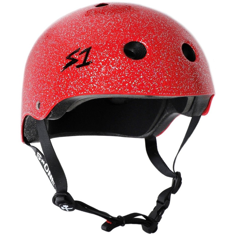 S1: Lifer Helmet (Red Gloss Glitter)