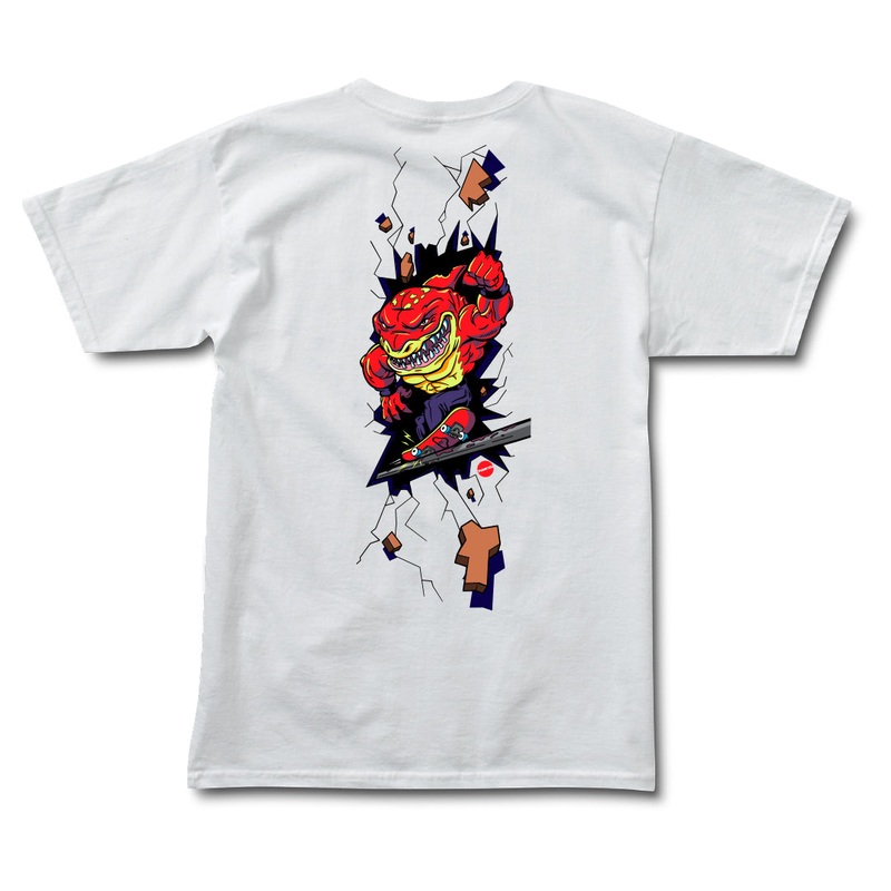 Shark Tooth Tee WHITE SMALL