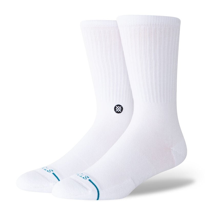 Stance Icon – White / Black Socks