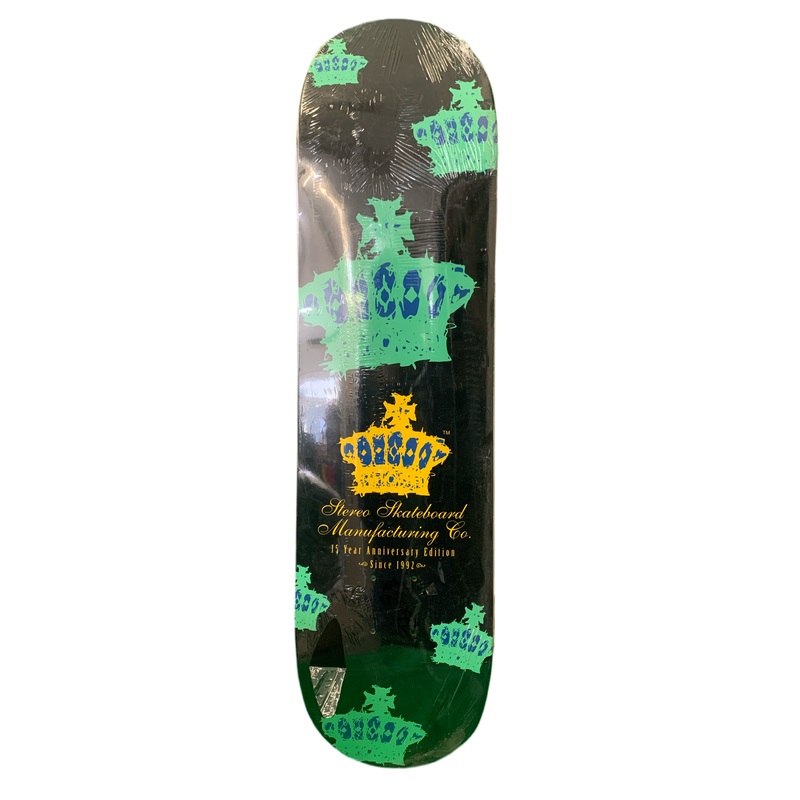 Stereo 15 Year Anniversary Edition Crowns 8″ Classic Skateboard Deck