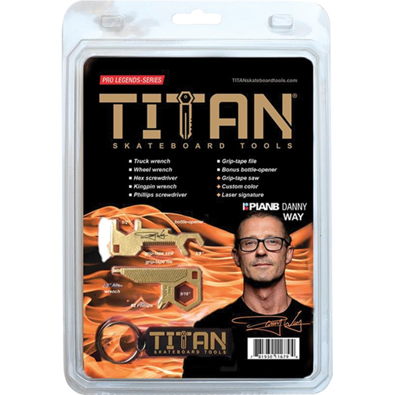 TITAN SKATE TOOL WAY PRO LEGENDS SERIES GOLD