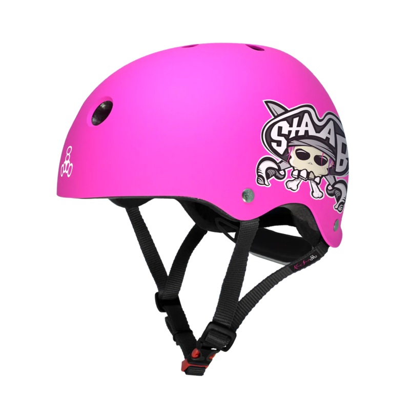Triple 8 – Lil 8 – Multi-sport – Stabb-Neon Pink Helmet Youth Pink Matte