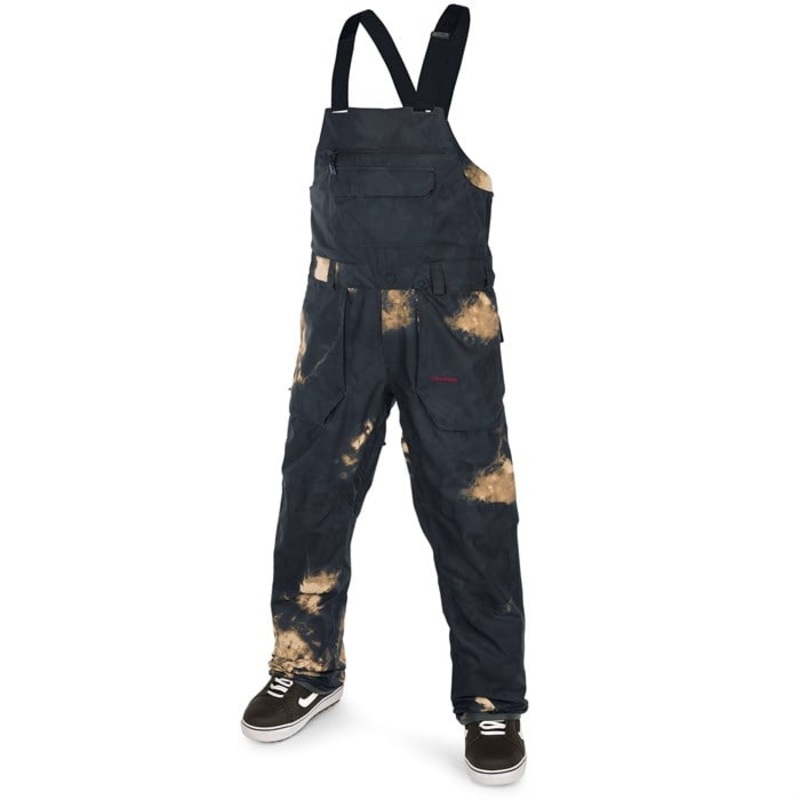 Volcom Roan Bib Overall Bleach Black Medium