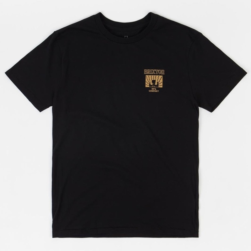 BRIXTON T-SHIRT HEED TLRT BLACK SMALL