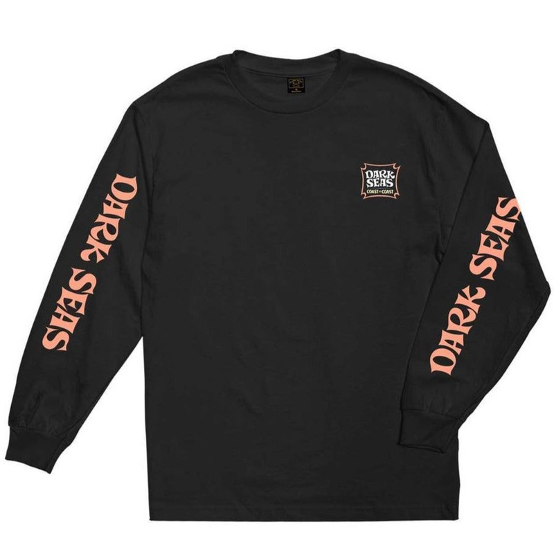 DARK SEAS FINKSTER LS TEE BLACK SMALL
