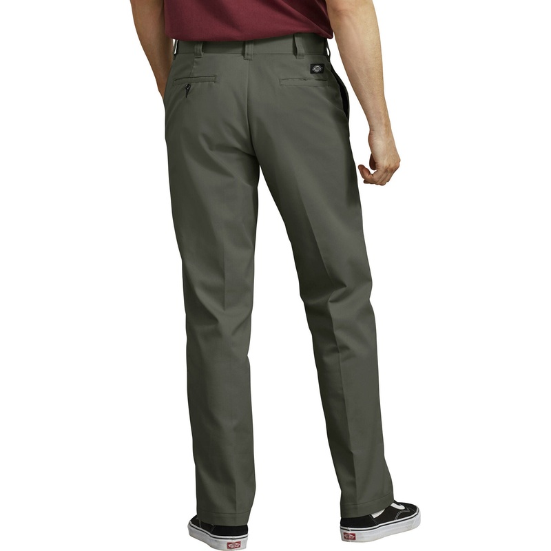 Dickies 67 Regular Fit Double Knee Pants – Olive Green 26 30 Green