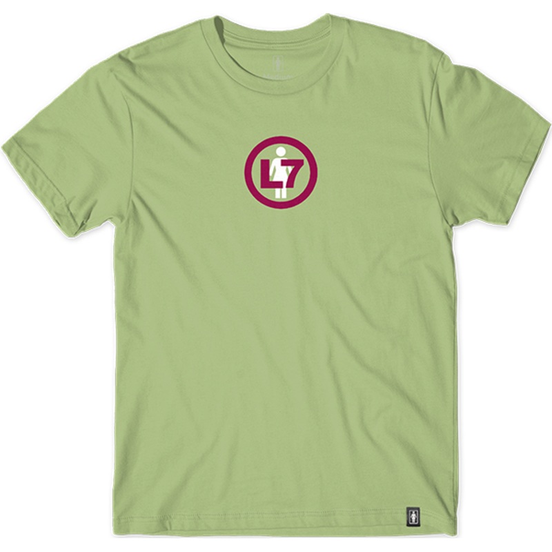 GIRL L7 LOGO SS PISTACHIO GRN S