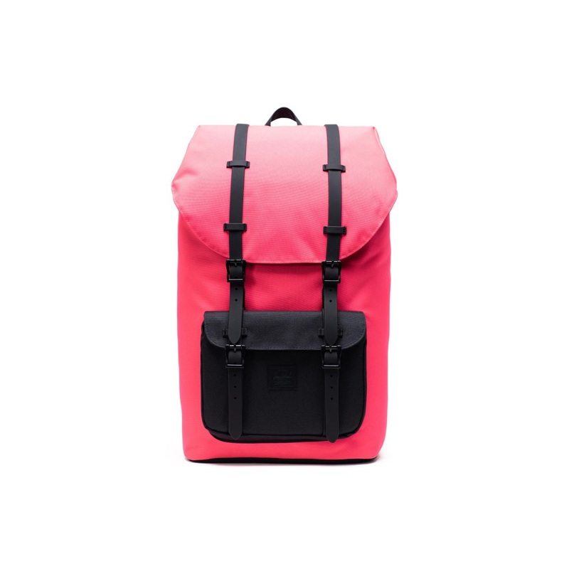 HERSCHEL LITTLE AMERICA NEON PINK/BLACK