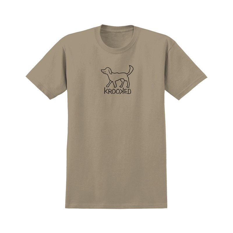 Krooked El Perro T-Shirt S Sand/Black