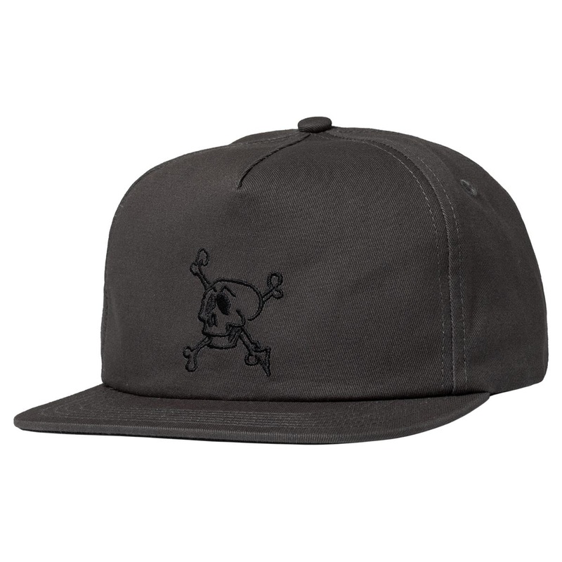 KROOKED STYLE SNAPBACK CHARCOAL/BLACK
