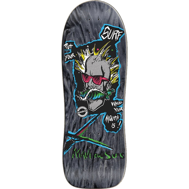 MADRID MAUI AND SONS SURFMOUTH DK 10.5″x30.5″ BLK