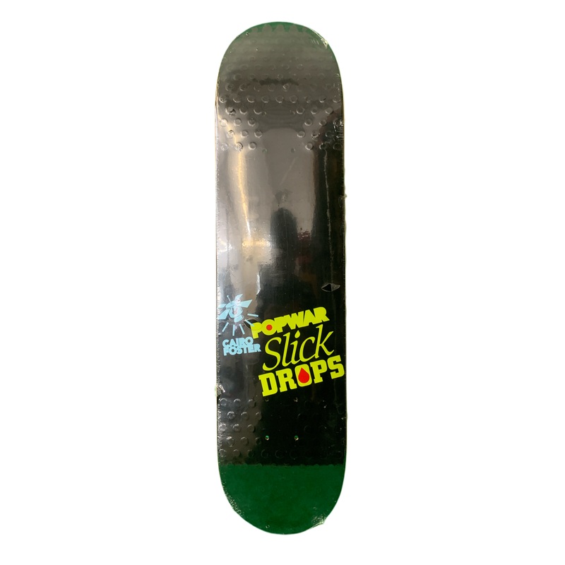 Popwar Cairo Foster Slick Drops Black 7.5″ Classic Skateboard Deck