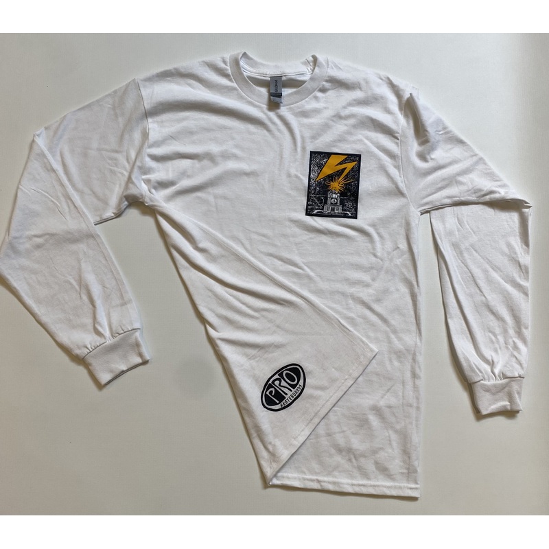Pro Skates Bad Brains Chest L/S T-Shirt – White Small