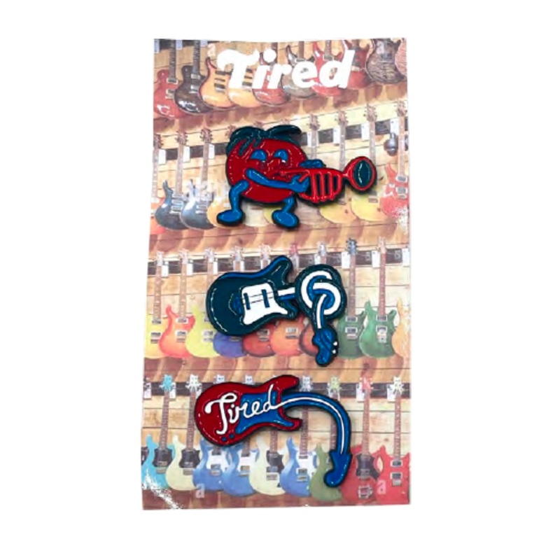 Tired Music Pin Set – Multi