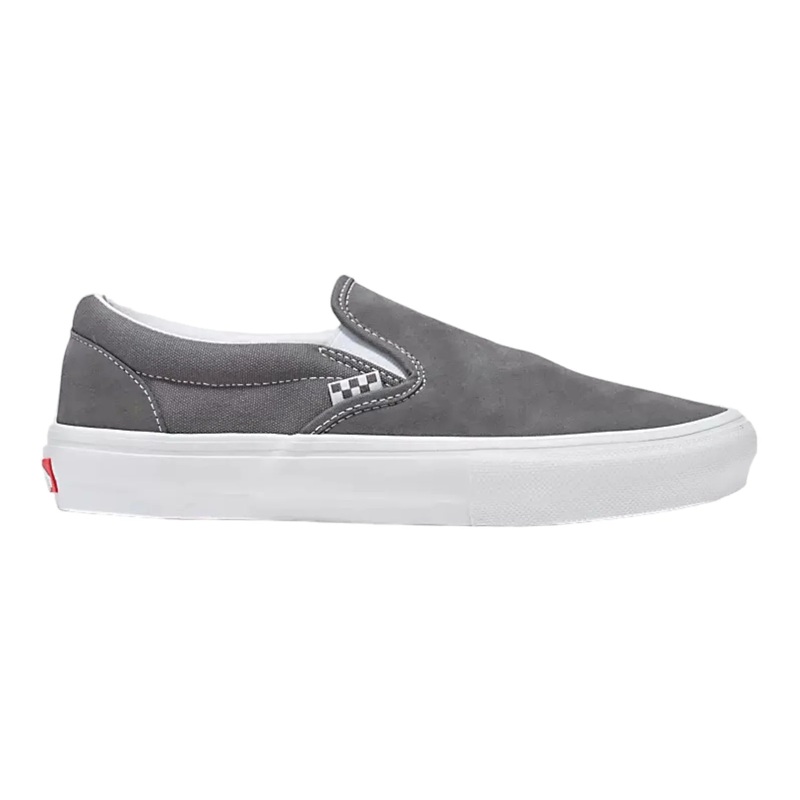 Vans Skate Slip On (Pewter/White) M7.5/W9