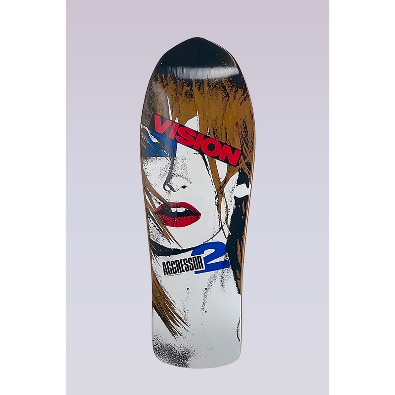 Aggressor 2 – Concave Skateboard Deck – 10″X30.25″ – Brown Stain