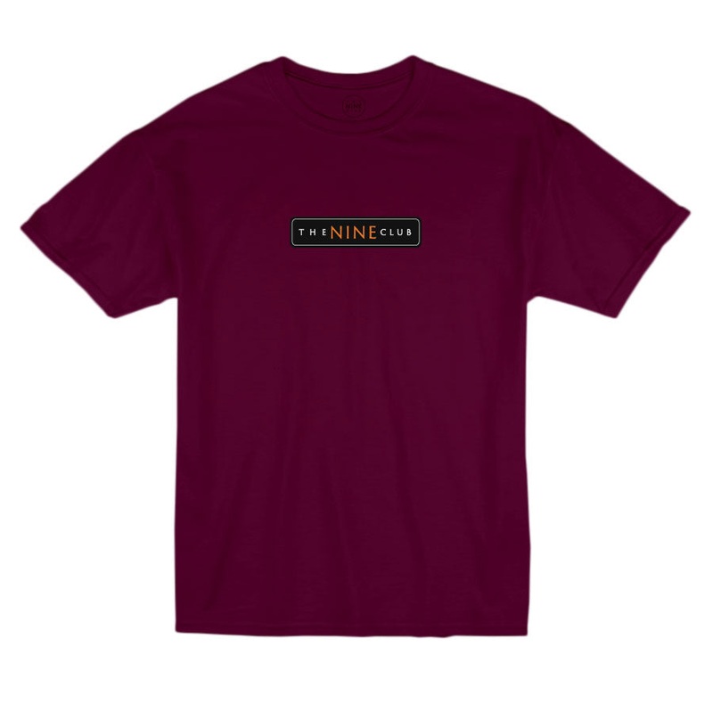 Bar Logo T’Shirt Small Burgundy