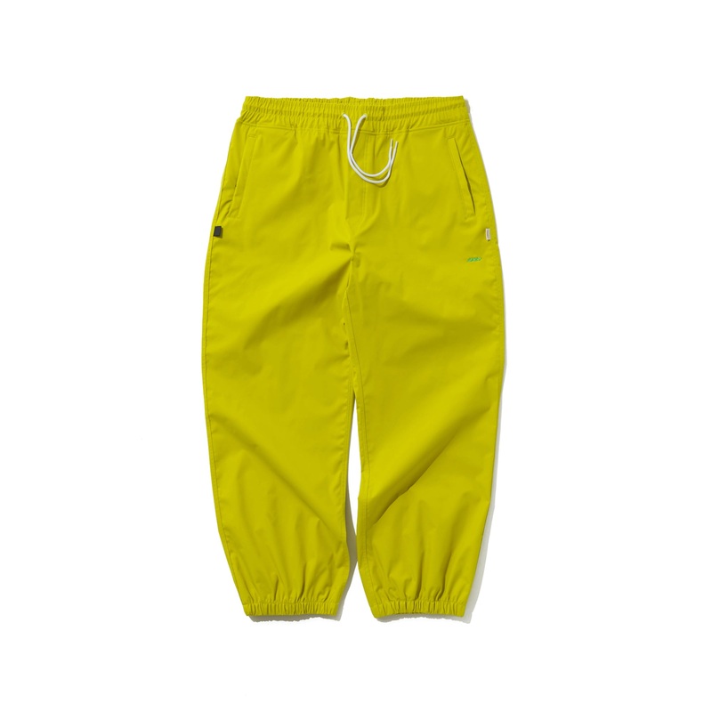 BSRABBIT WORK 3L SUPER WIDE JOGGER PANTS LIME Medium LIME