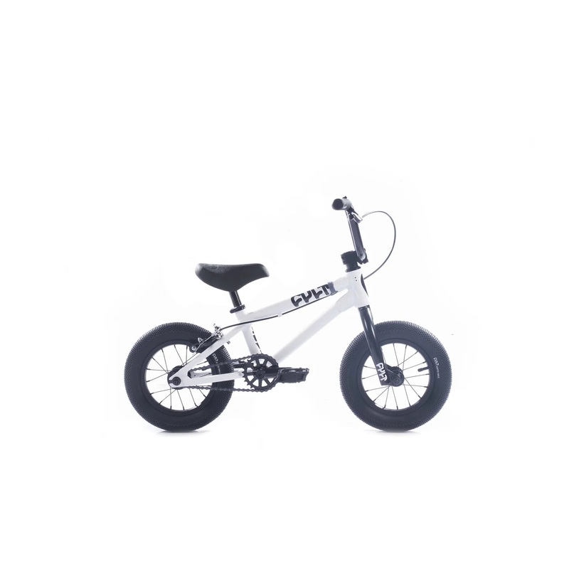 Cult 2025 Juvenile 12 Complete BMX Bike – White