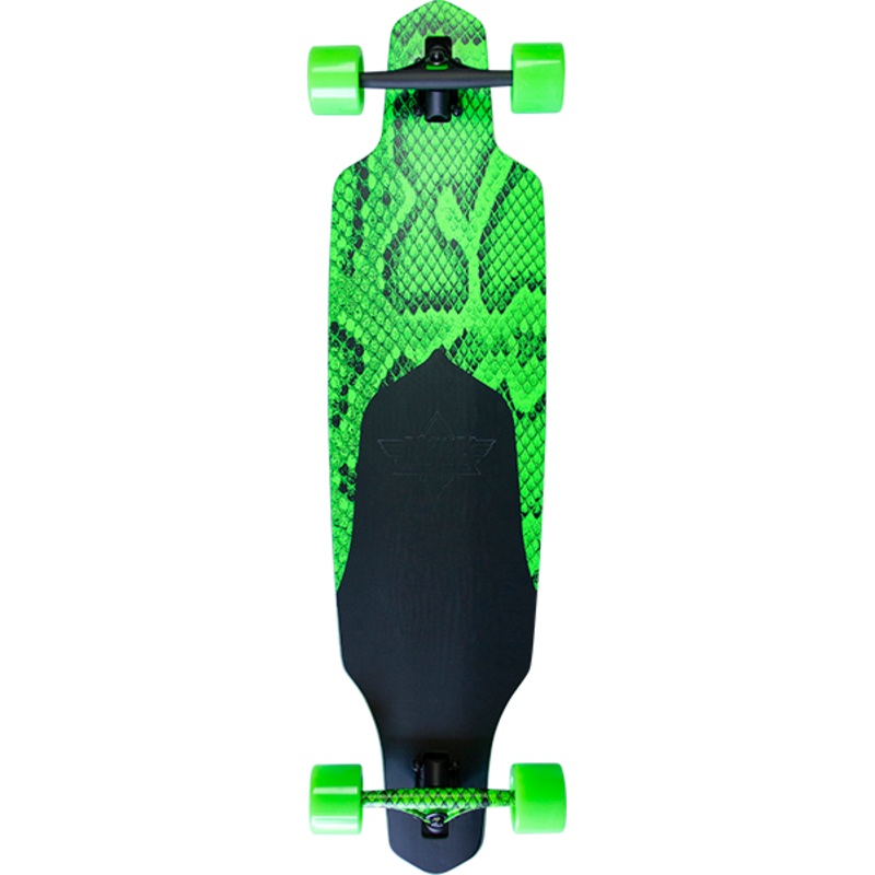 DUSTERS CHANNEL SNAKESKIN LB COMP NEON GRN 38.0″
