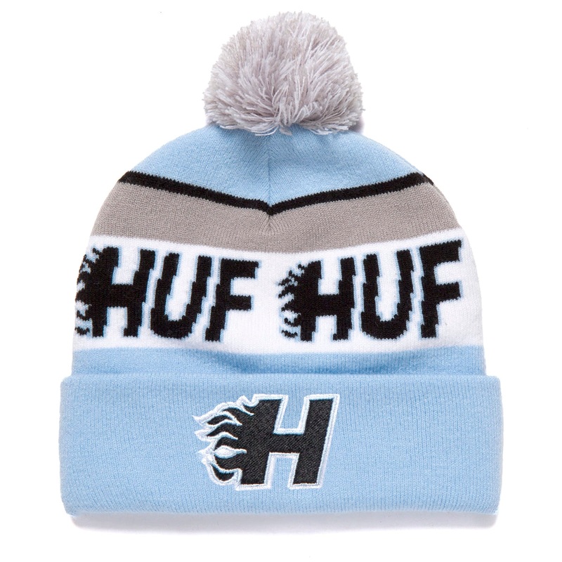 HUF ENFORCER POM BEANIE – LIGHT BLUE
