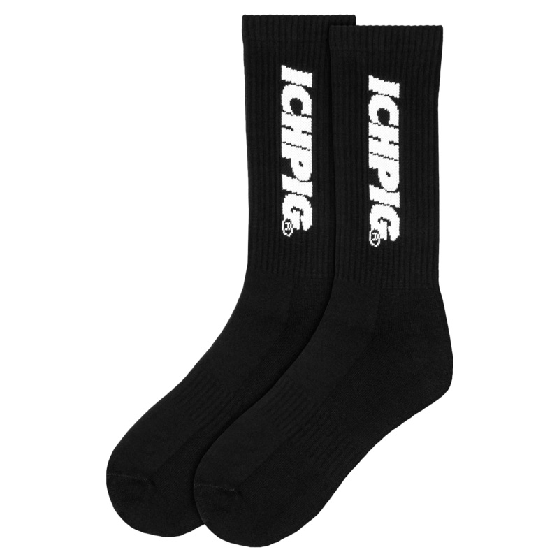 Ichpig – Sprinters Calf Socks Black