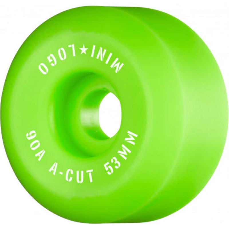Mini Logo Hybrid A-Cut “2” 53mm 90a Green Skateboard Wheels