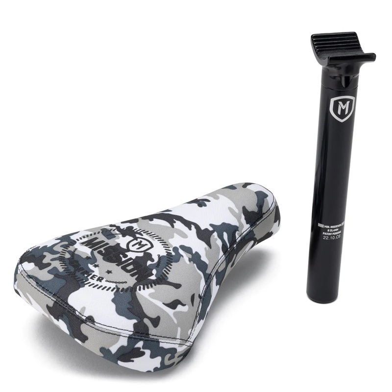 Mission BMX Carrier Stealth V2 Seat Kit – Arctic Camo