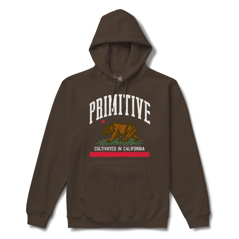 Primitive Cultivated Brown Hooded Sweatshirt L